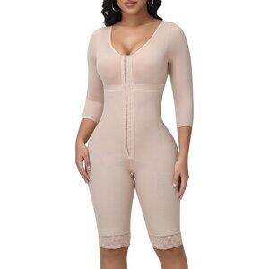 Women's Compression Garment Body Shaper Tummy Control Shapewear Surgery Tan